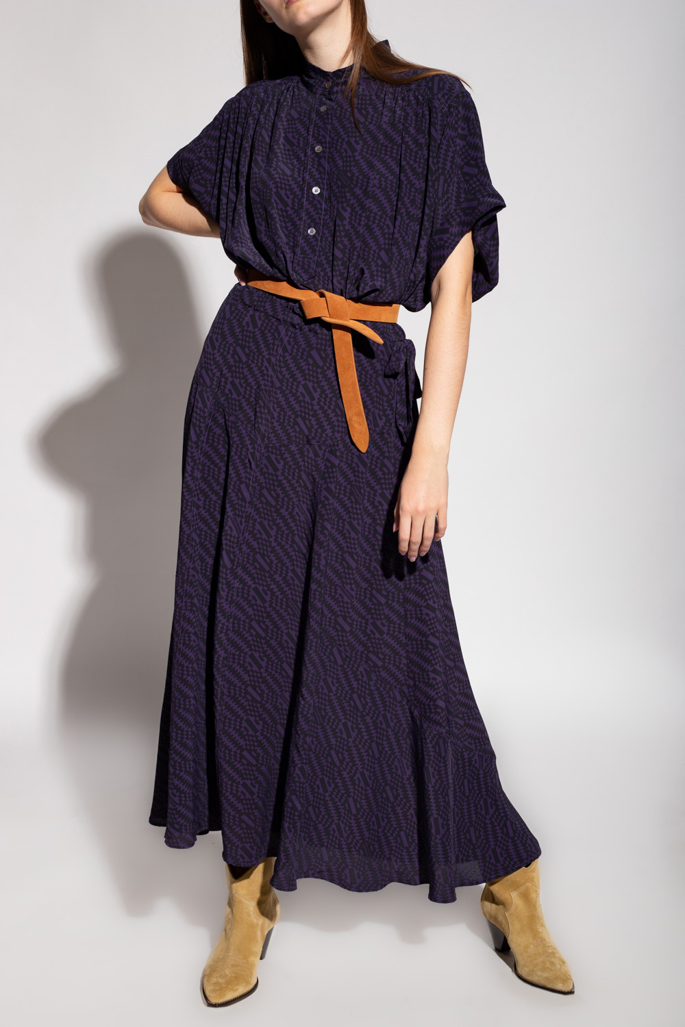 ワンピース ISABEL MARANT Woman Dress Plum RO0247FBB1J04I 86MA Isabel Marant Outlet: Dress woman - Plum | Isabel Marant